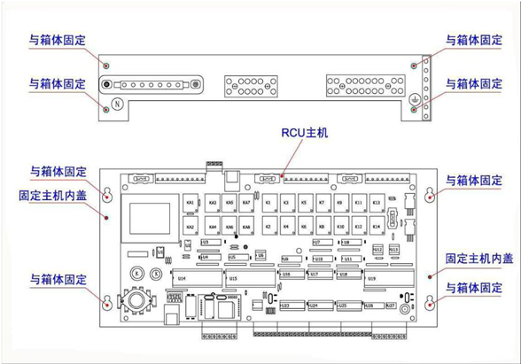金马客房控制系统强电接线板安装图 金马客房控制系统强电接线板安装图
