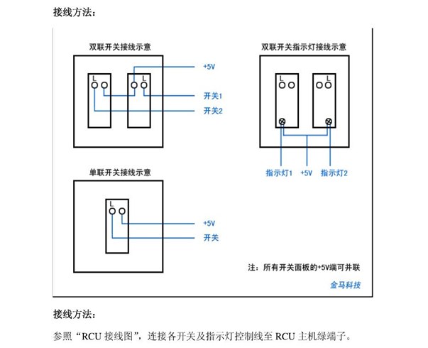 酒店客房控制系统——其它开关面板 酒店客房控制系统——其它开关面板