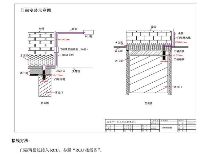 酒店客房控制系统——门磁 酒店客房控制系统——门磁